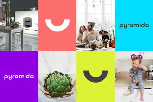 金字塔炉具 融合时尚与功能的品牌VI形象设计